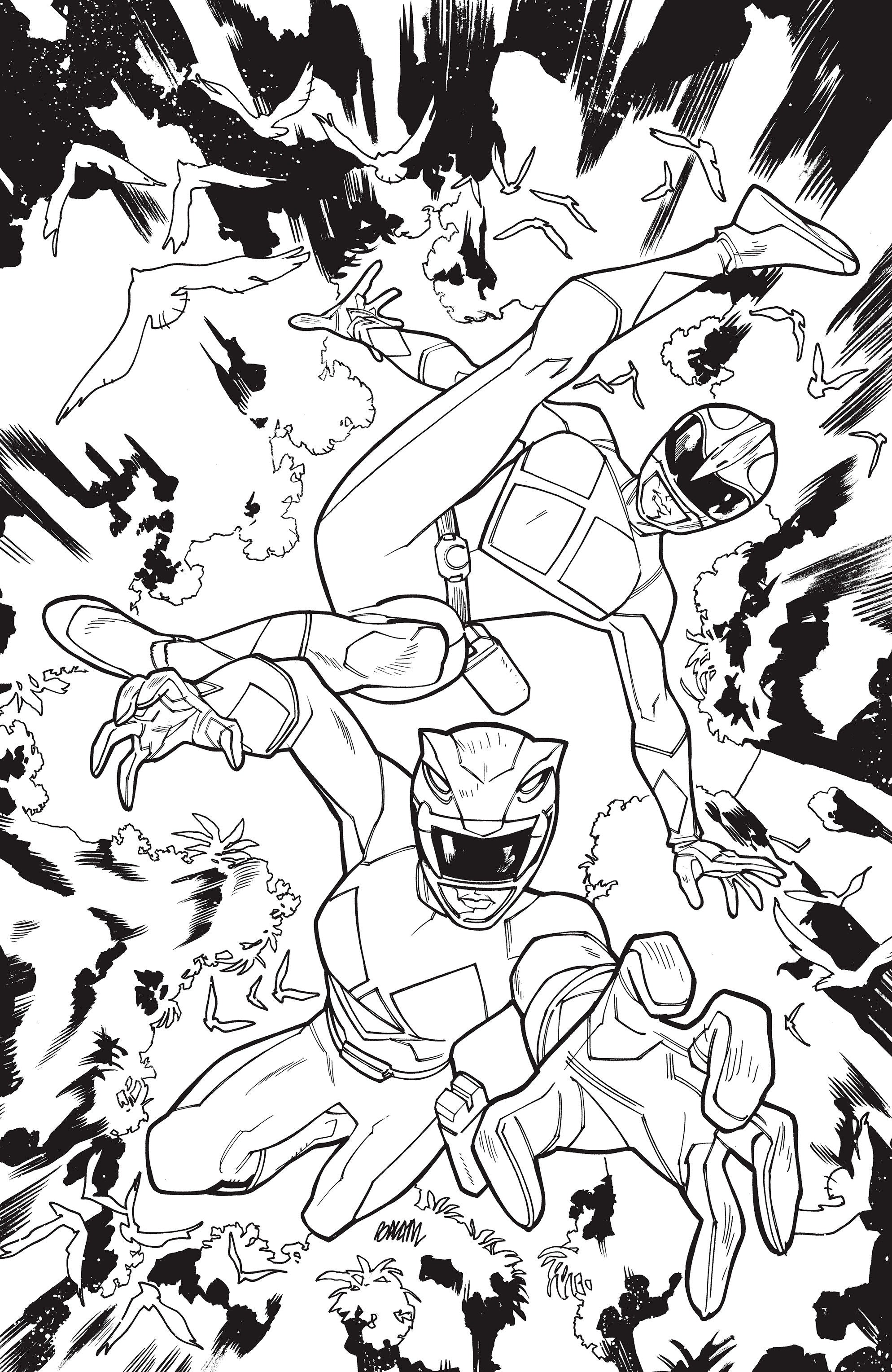 Mighty Morphin Power Rangers (2026) #3 1:25 H Variant Edition Variant (Full Art, Balám)