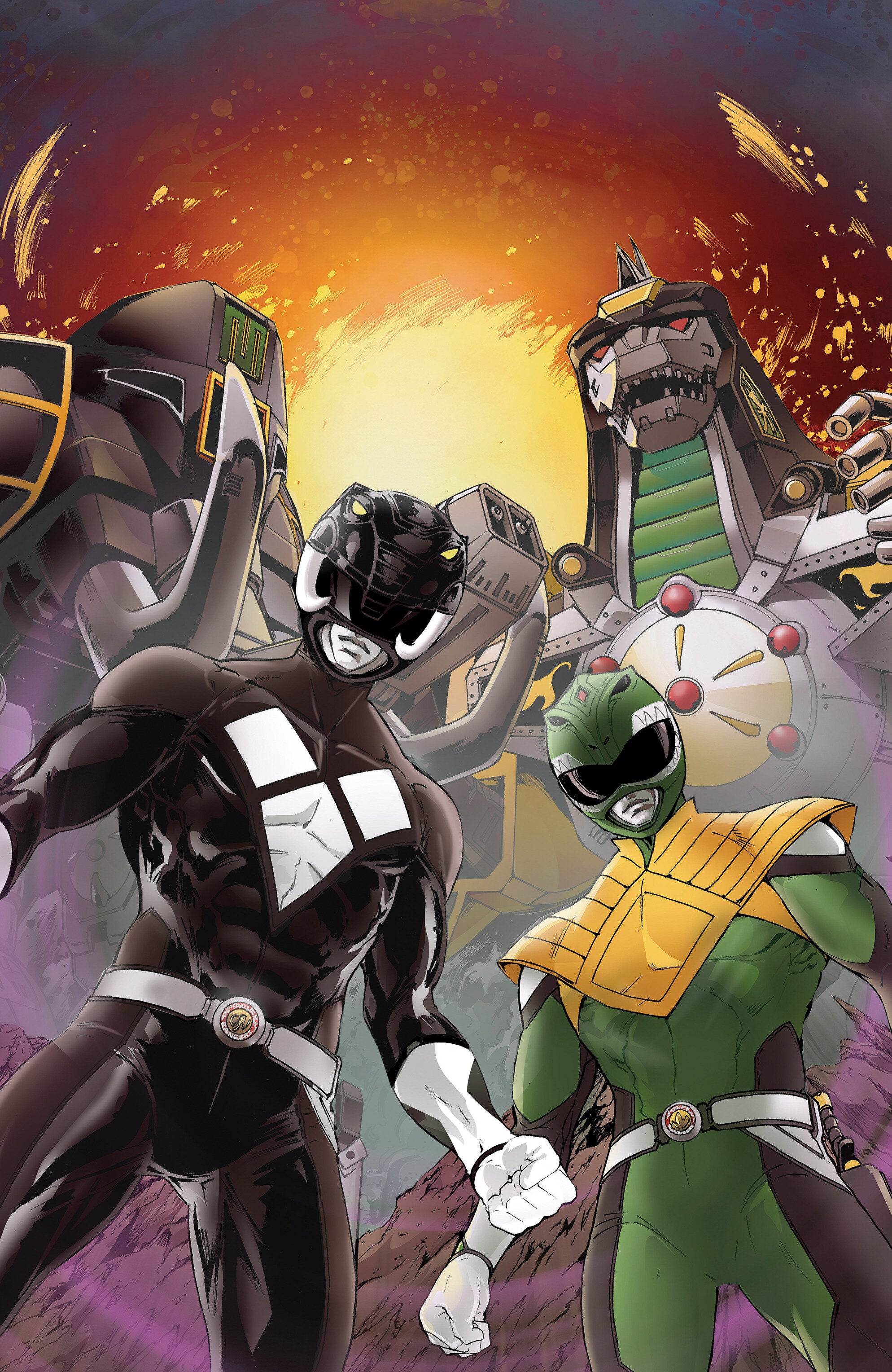 Mighty Morphin Power Rangers (2026) #5 1:10 F Variant Edition Foil Variant (Full Art, Foil, Griffith)