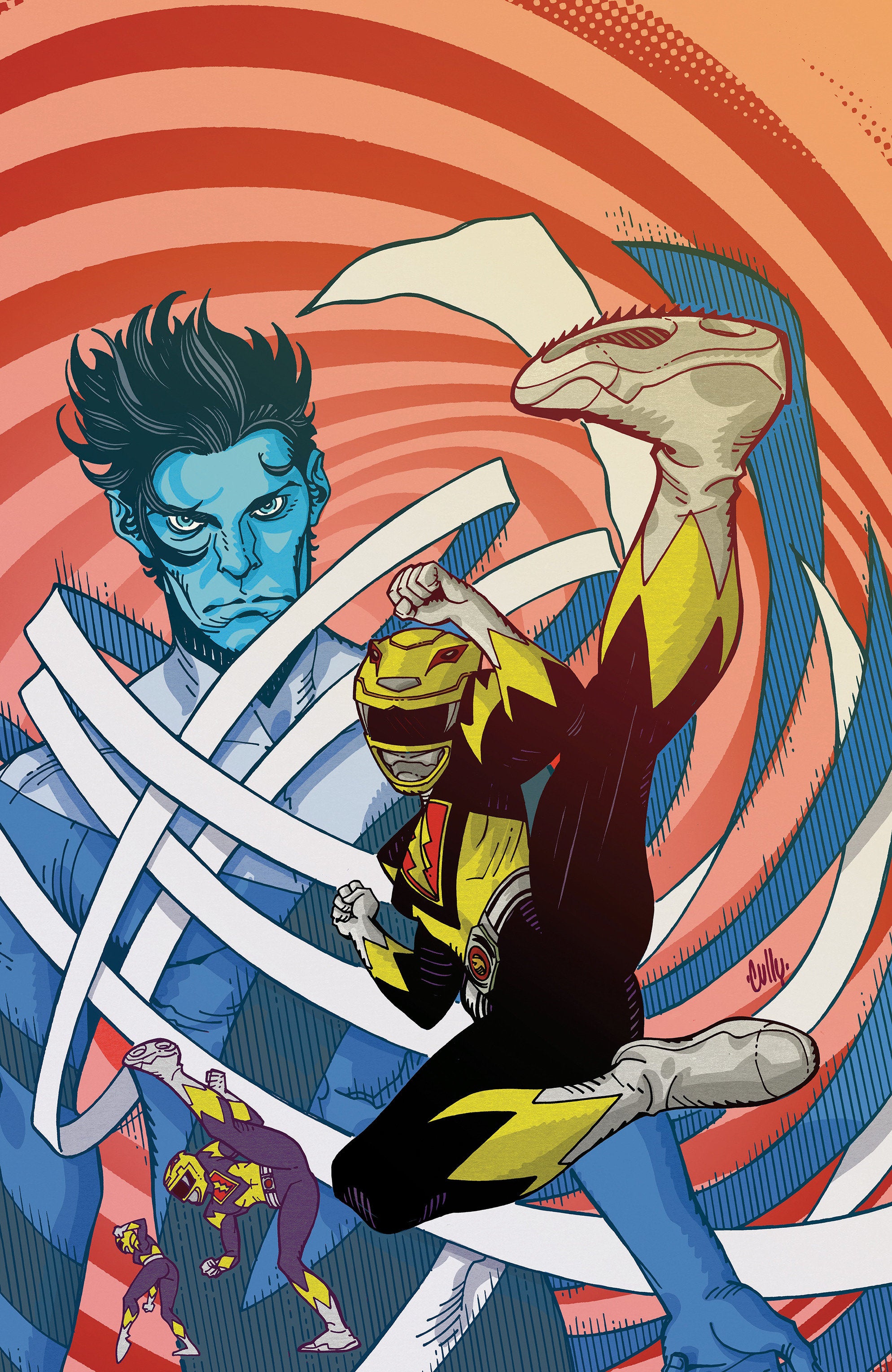 Power Rangers Unlimited #1 1:10 F Variant Edition Foil Variant (Full Art, Foil, Hamner)
