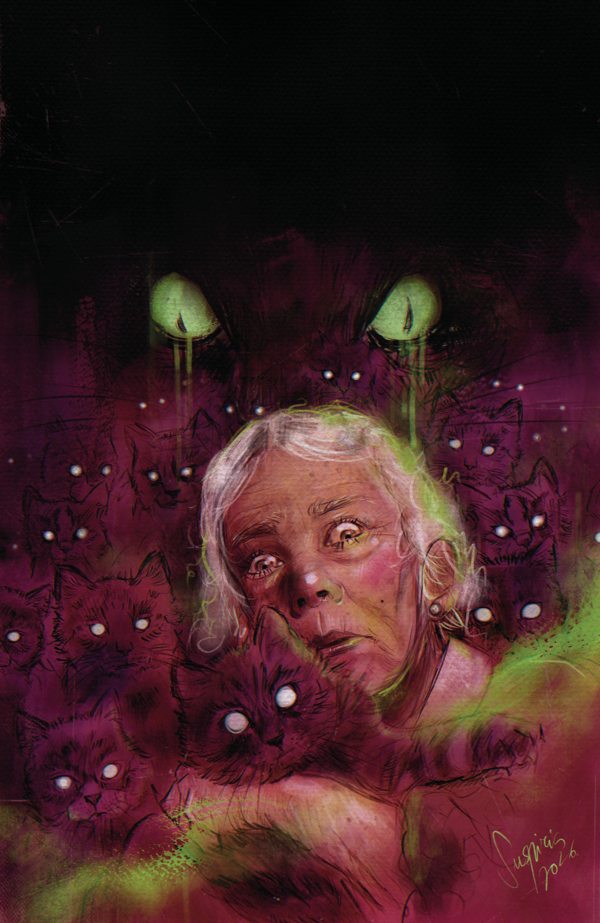 Stuff Of Nightmares: The Cat In The Coffin #1 1:10 F Variant Edition (Full Art, Vilchez)