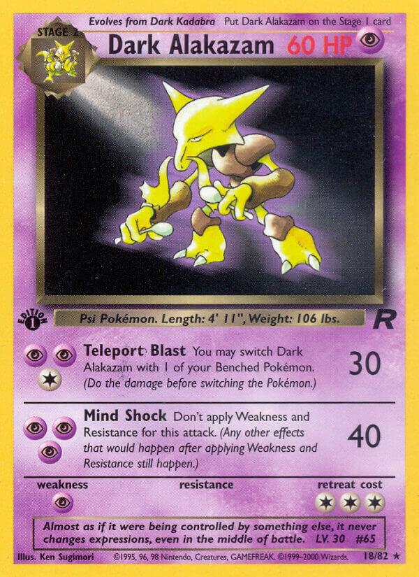 Dark Alakazam - Psychic
