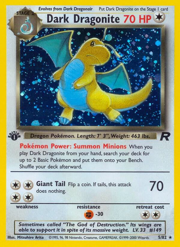 Dark Dragonite - Colorless