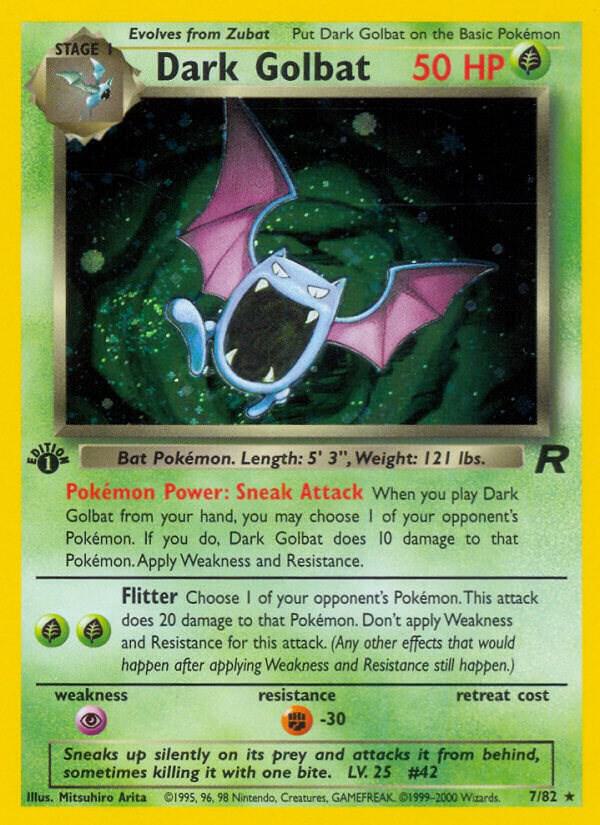 Dark Golbat - Grass