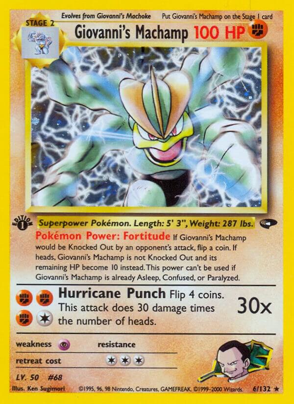 Giovanni's Machamp - Fighting