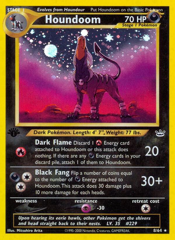 golden houndoom pokemon card Houndoom