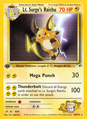 Lt. Surge's Raichu - Lightning