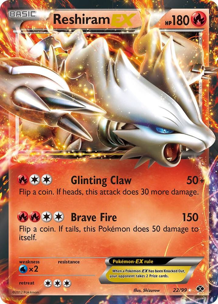 Reshiram EX - Fire