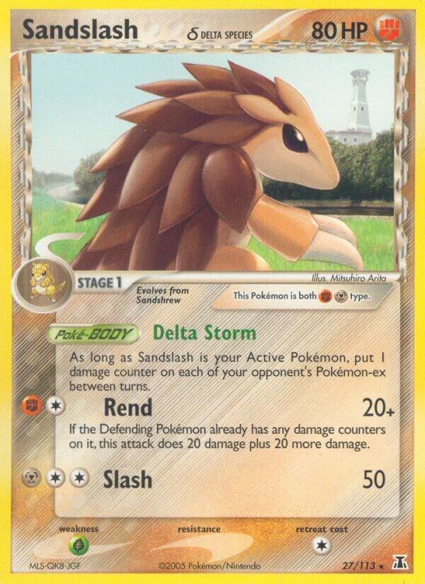 Sandslash Delta Species - Fighting