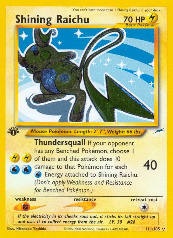 Shining Raichu - Lightning