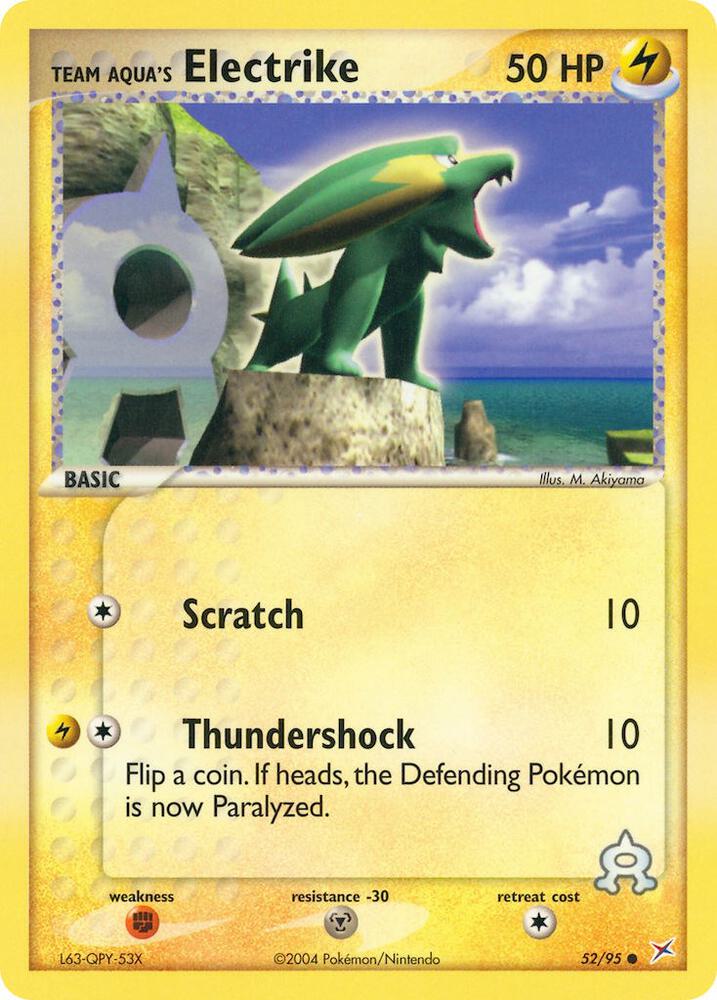 Team Aqua's Electrike - Lightning