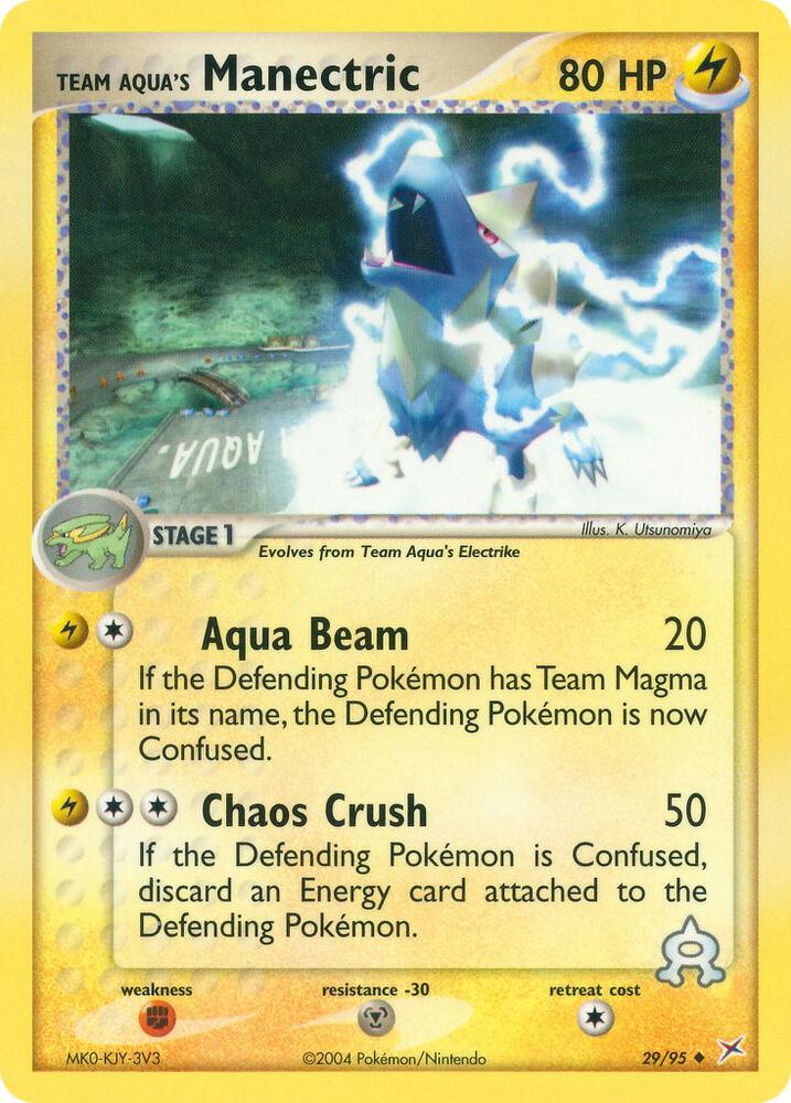 Team Aqua's Manectric - Lightning