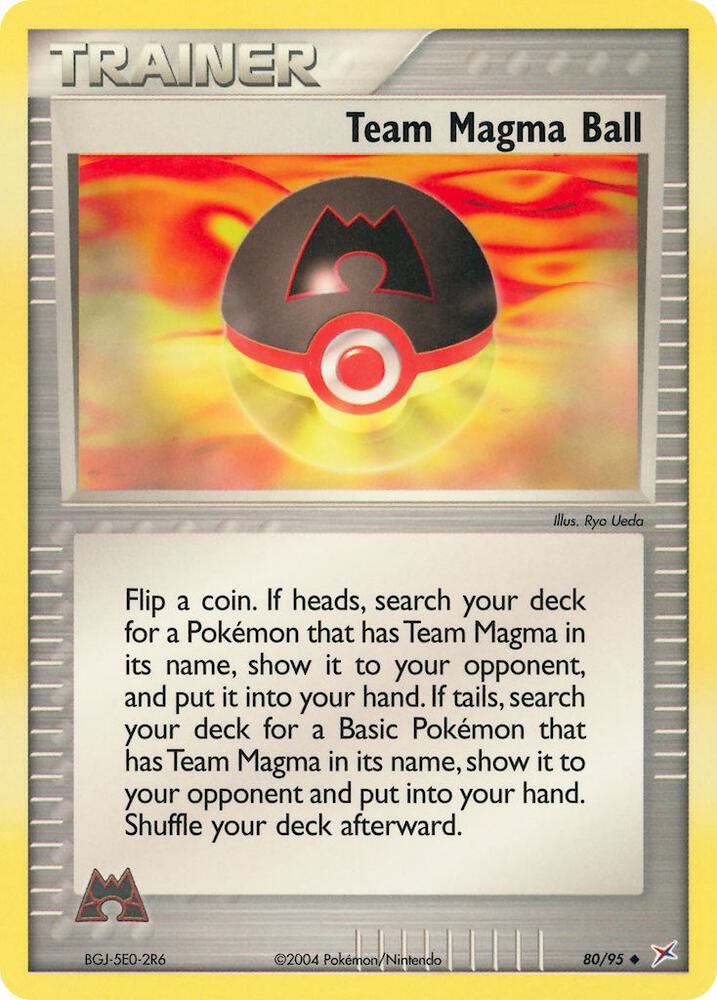 Team Magma Ball - Trainer