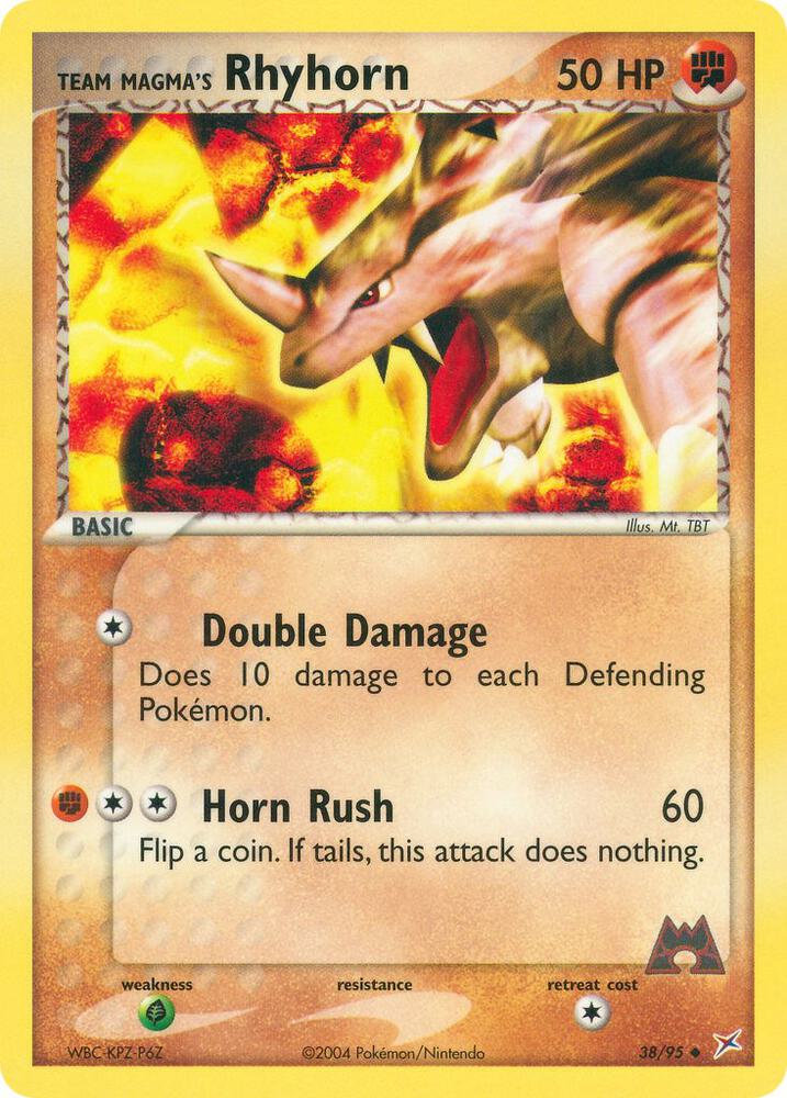Team Magma's Rhyhorn - Fighting