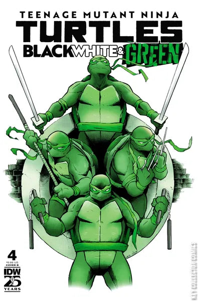 Teenage Mutant Ninja Turtles Black, White, & Green (2024) 1-4