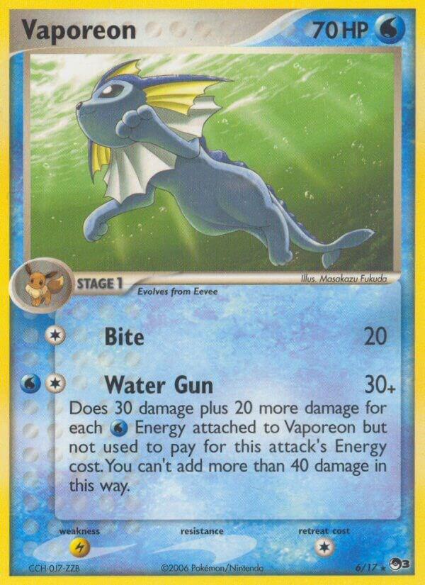 vaporeon pokemon cards Vaporeon