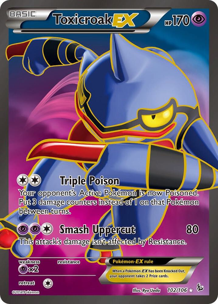 Toxicroak EX - Psychic