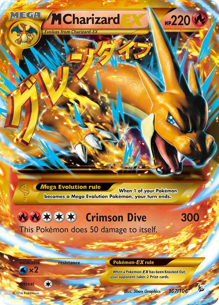 M Charizard EX - Fire
