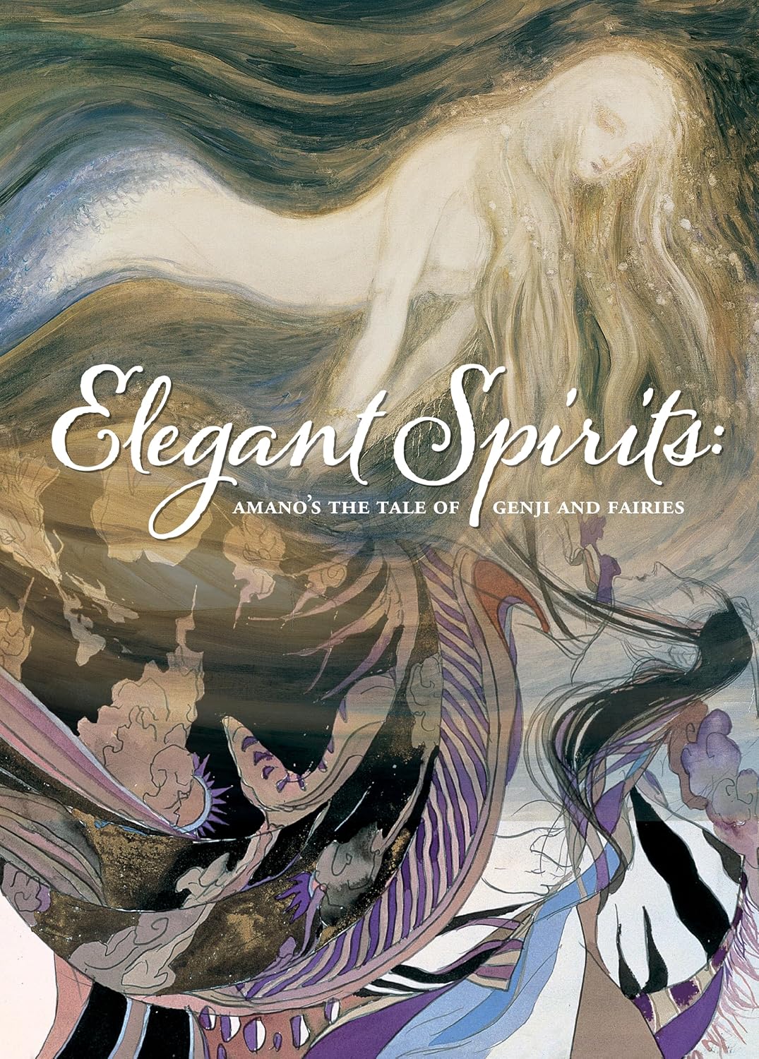 Elegant Spirit: Amano's The Tale of Genji Fairies Hardcover [Pre-Owned]