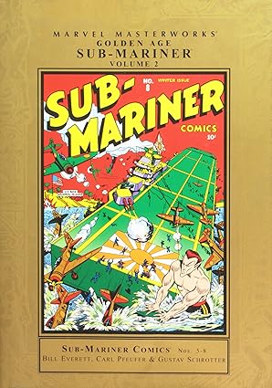 Marvel Masterworks Volume 2 Sub-Mariner Hardcover Gold Foil (Pre-Owned)