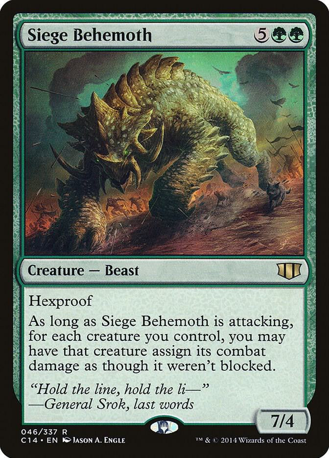 Siege Behemoth - Green