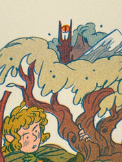 Lord of the Rings: Two Towers Riso Print - Natalie Andrewson