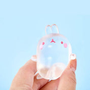 Molang Clear Mochi Squishy Figure Fidget Toy