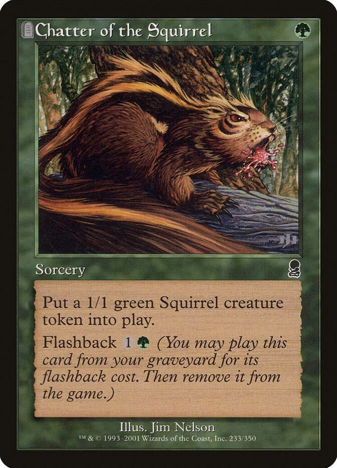Chatter of the Squirrel - Green