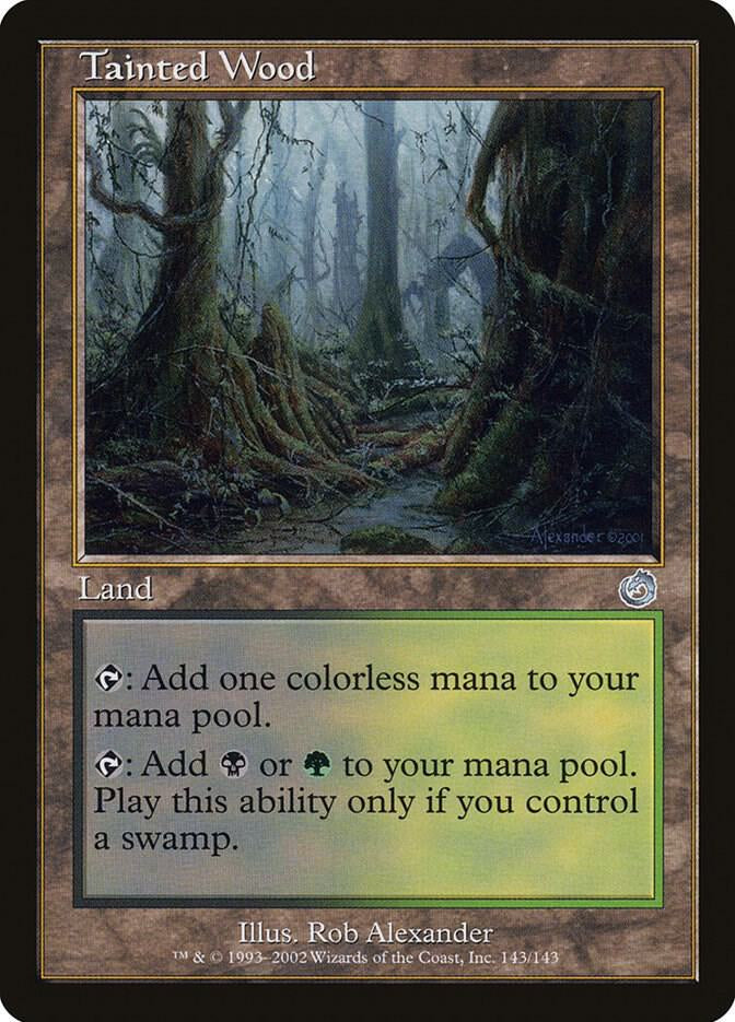 Tainted Wood - Lands