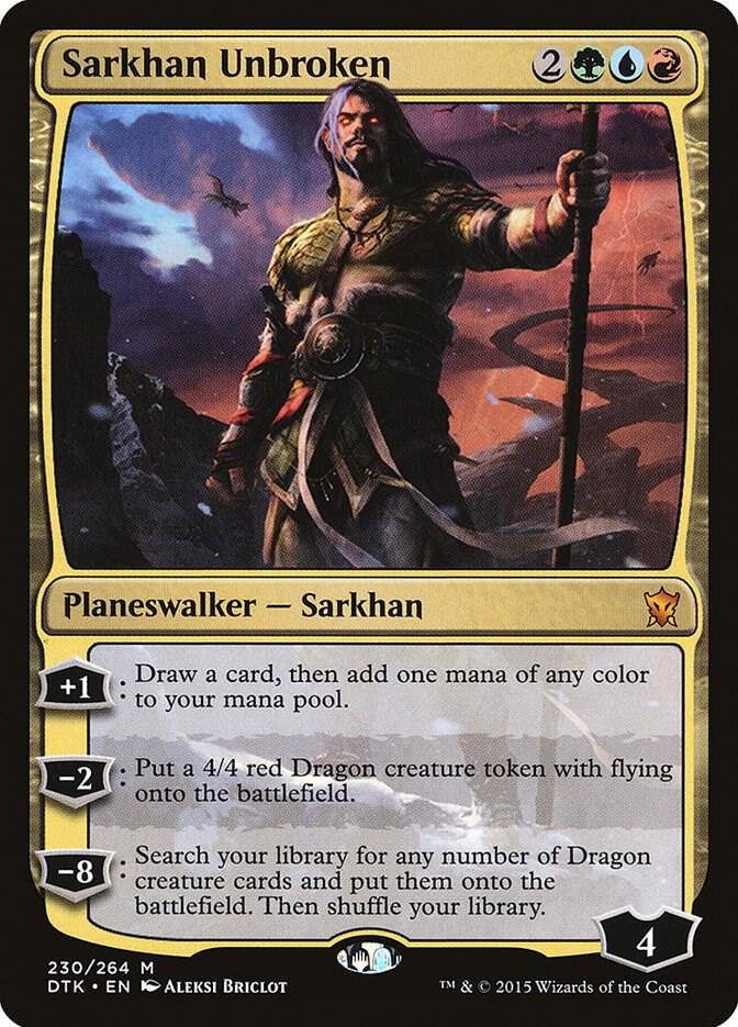 Sarkhan Unbroken - Green/Blue/Red