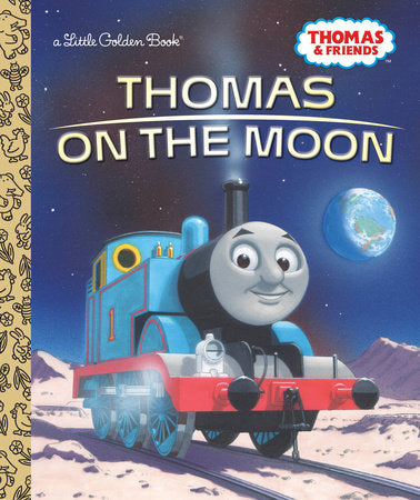 Thomas on the Moon (Thomas & Friends) Little Golden Book