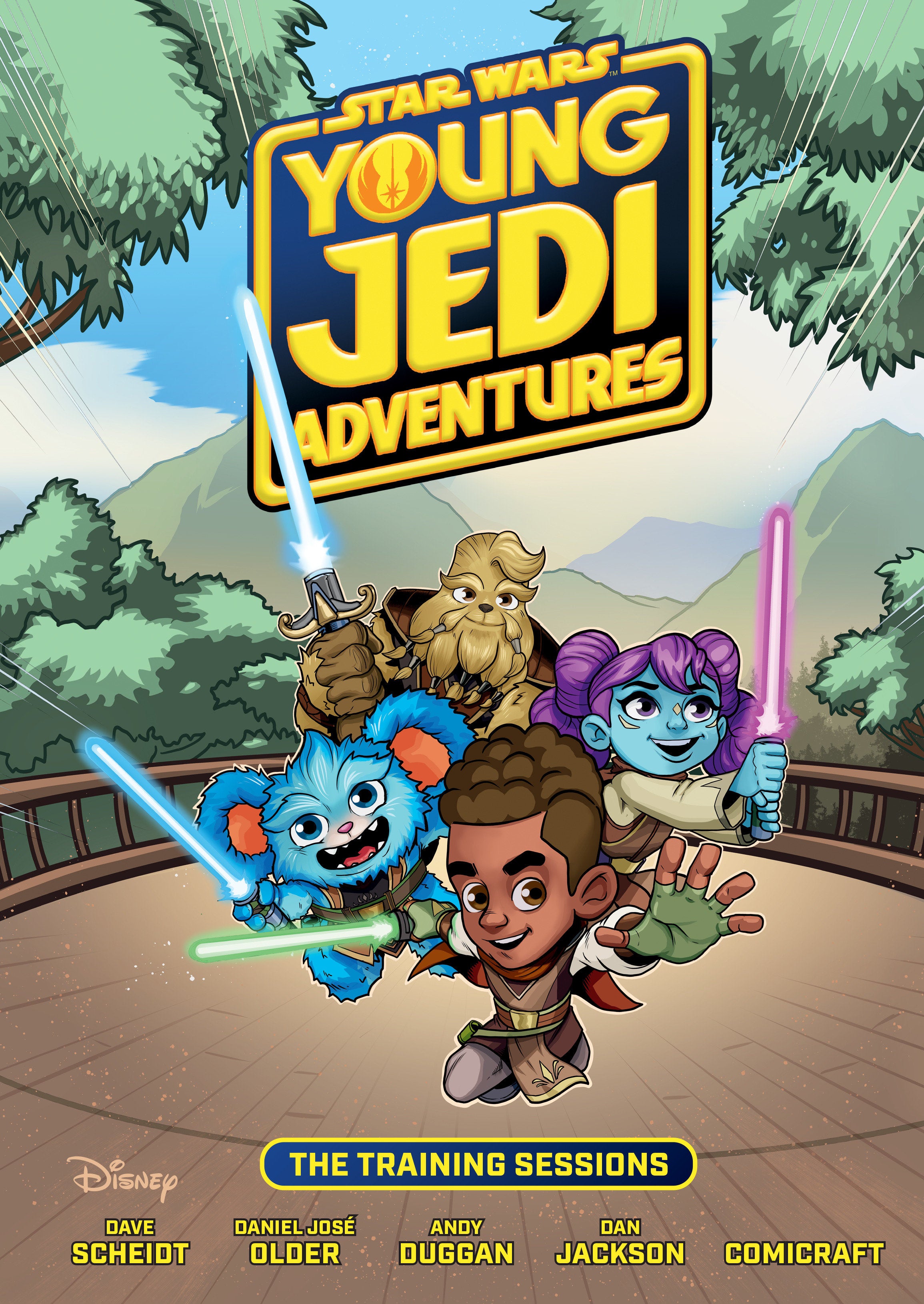 Star Wars: Young Jedi Adventures  The Training Sessions - SIGNED by artist ANDY DUGGAN!