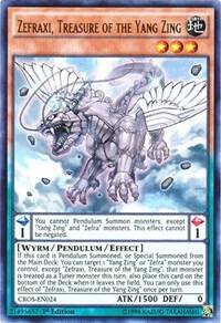 Zefraxi, Treasure of the Yang Zing - Yugioh - Wyrm/Pendulum/Effect