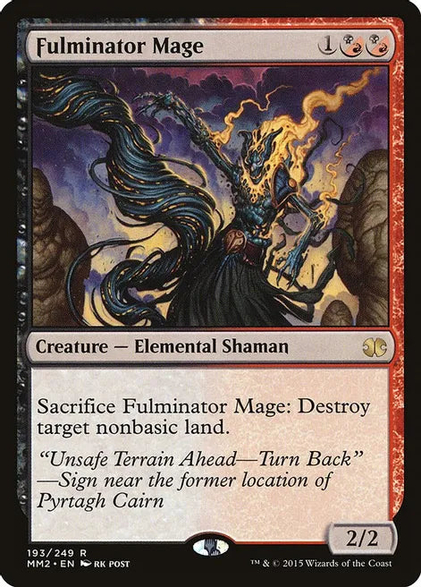 Fulminator Mage - Black/Red