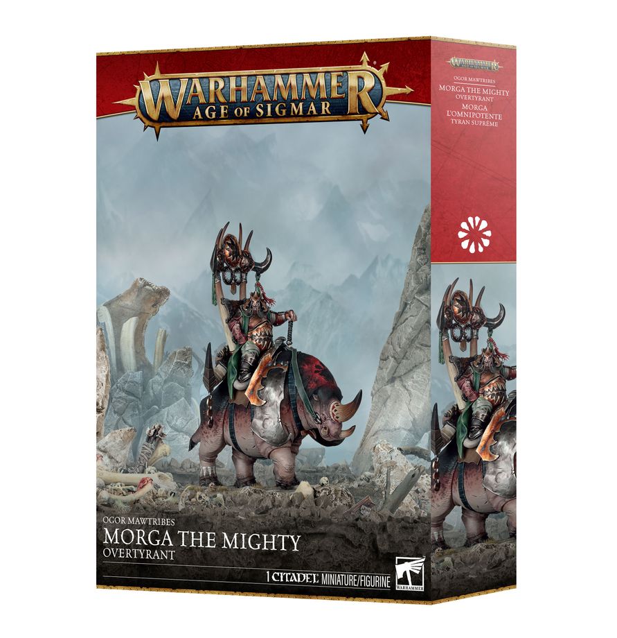 Ogor Mawtribes: Morga the Mighty – Overtyrant / Tyrant on Glutthorn