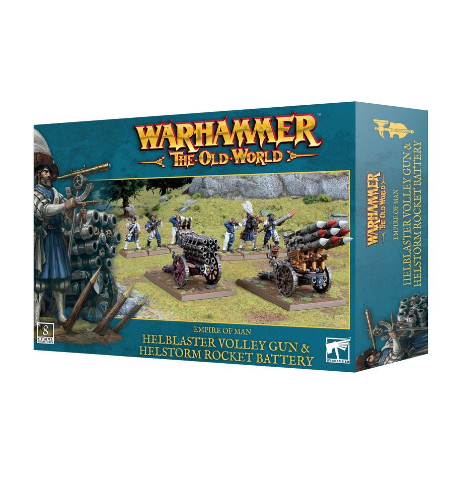 Warhammer The Old World: Empire of Man - Helblaster Volley Gun & Helstorm Rocket Battery