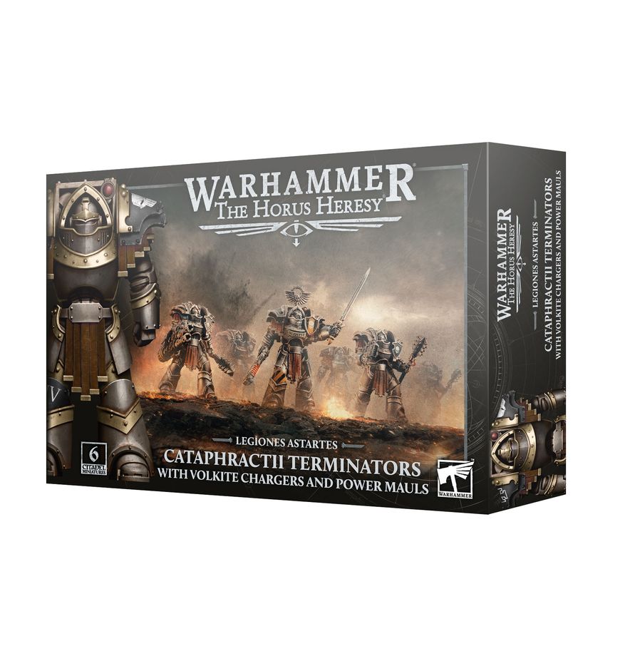 Warhammer: The Horus Heresy – Cataphractii Terminators with Volkite Chargers and Power Mauls