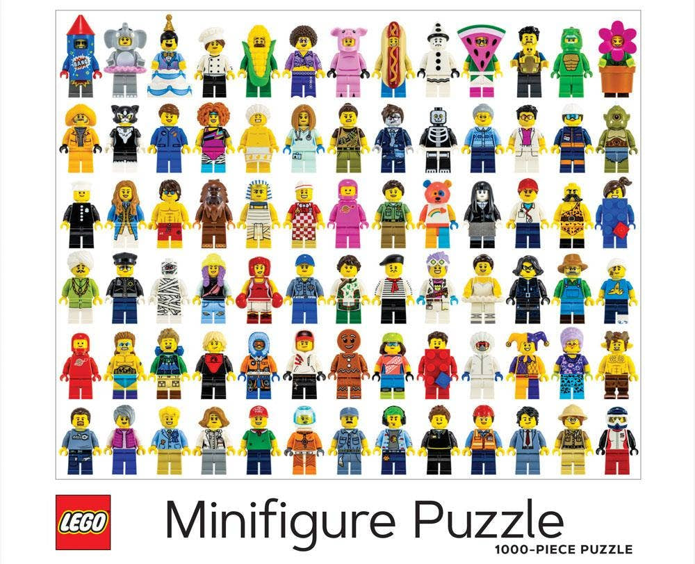 Lego Minifigure 1000-Piece Puzzle