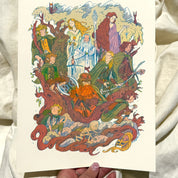 Lord of the Rings: Two Towers Riso Print - Natalie Andrewson