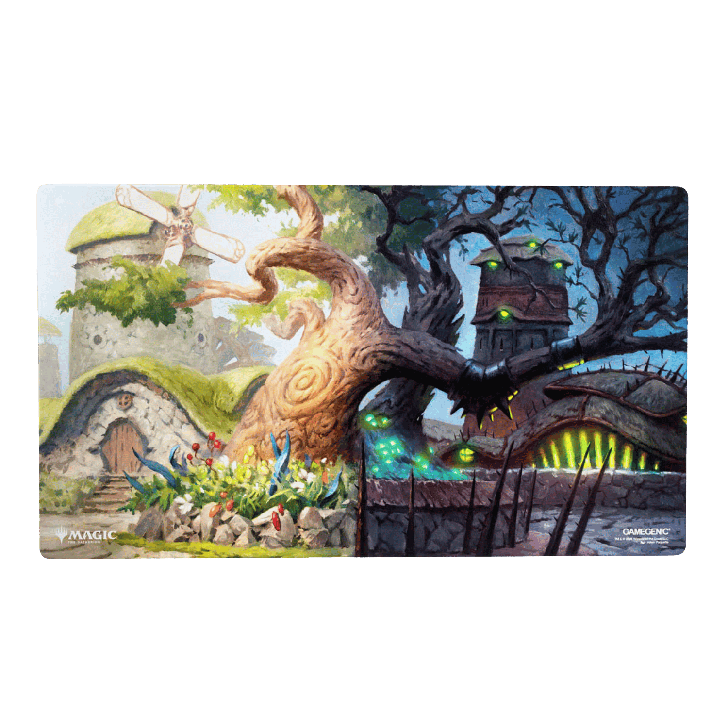 Lorwyn Eclipsed Shiny Playmat - Temple Garden
