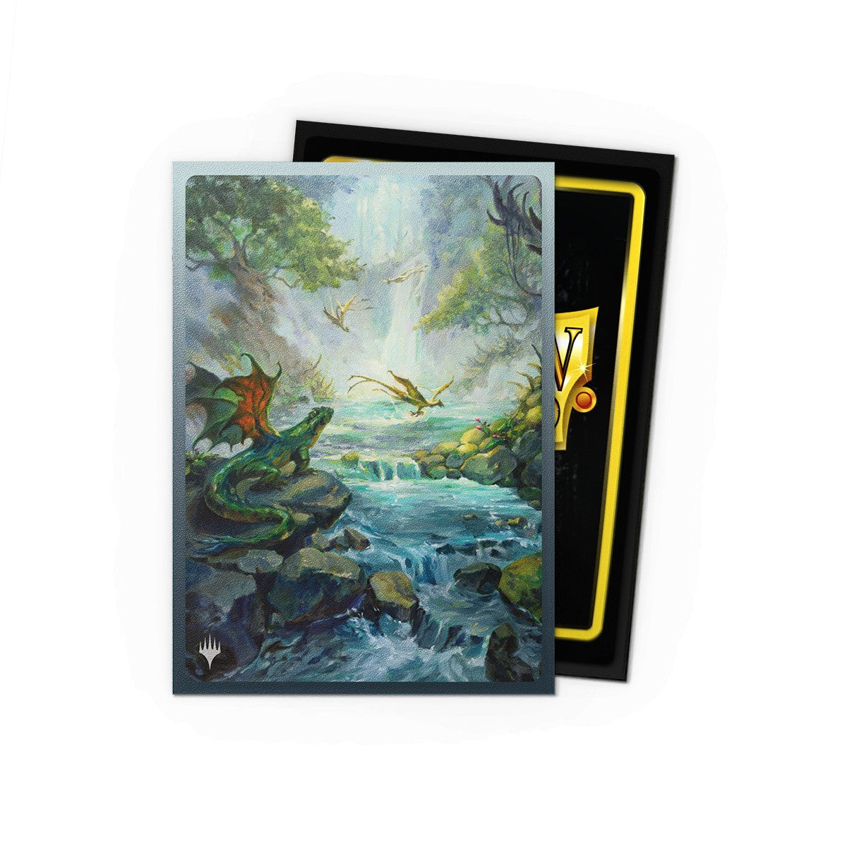 Dragon Shields: (100) Dual Matte Landfall Series - Misty Rainforest