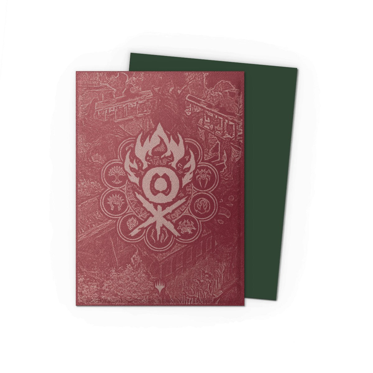 Dragon Shield Sleeves: Standard Matte Dual Art Magic the Gathering Guildpact Series - Gruul Clans 100CT