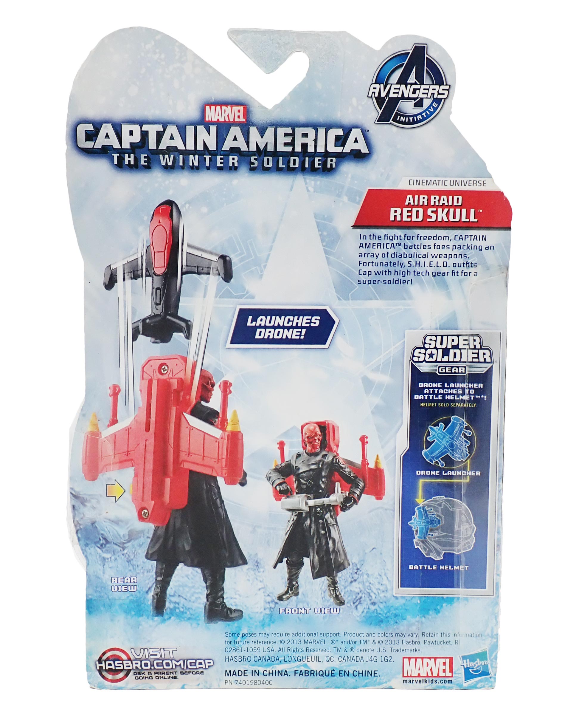 Air Raid Red Skull - Super Soldier Gear Figure [Pre-Owned]