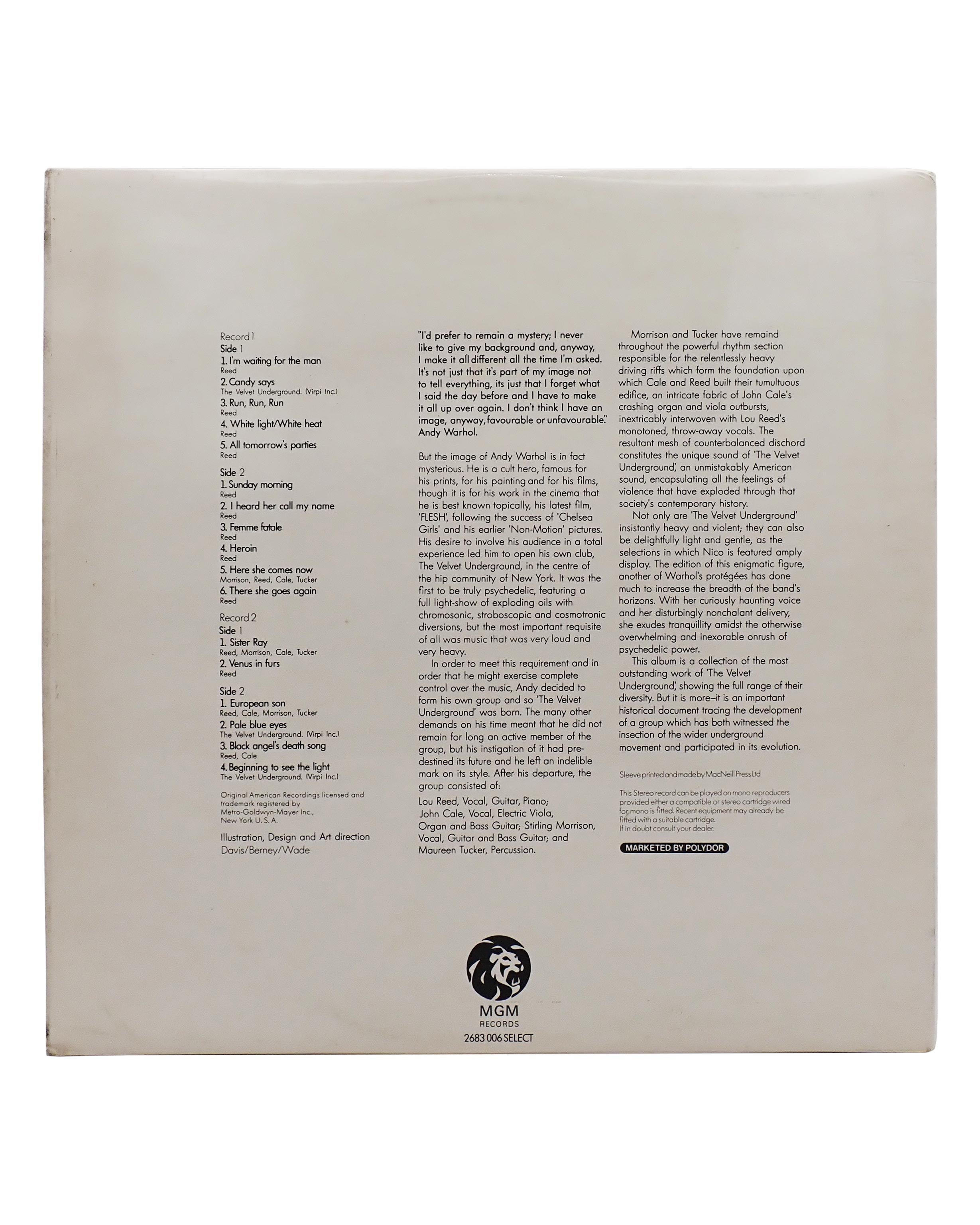 Andy Warhol's Velvet Underground Featuring Nico - Vinyl