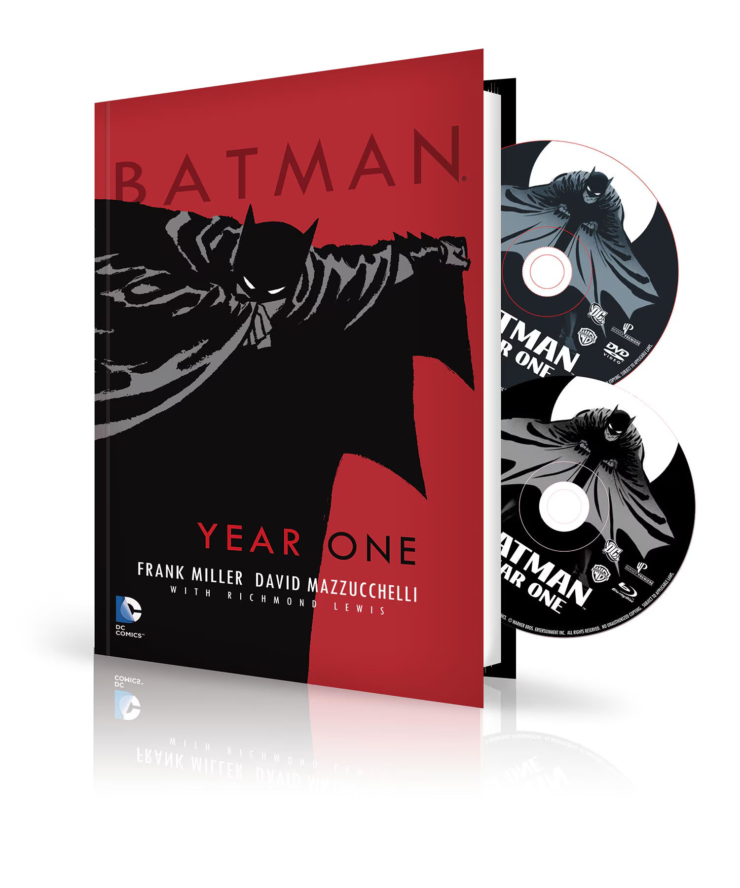 BATMAN YEAR ONE HC BOOK AND DVD/BLU-RAY SET (Pre-Owned)