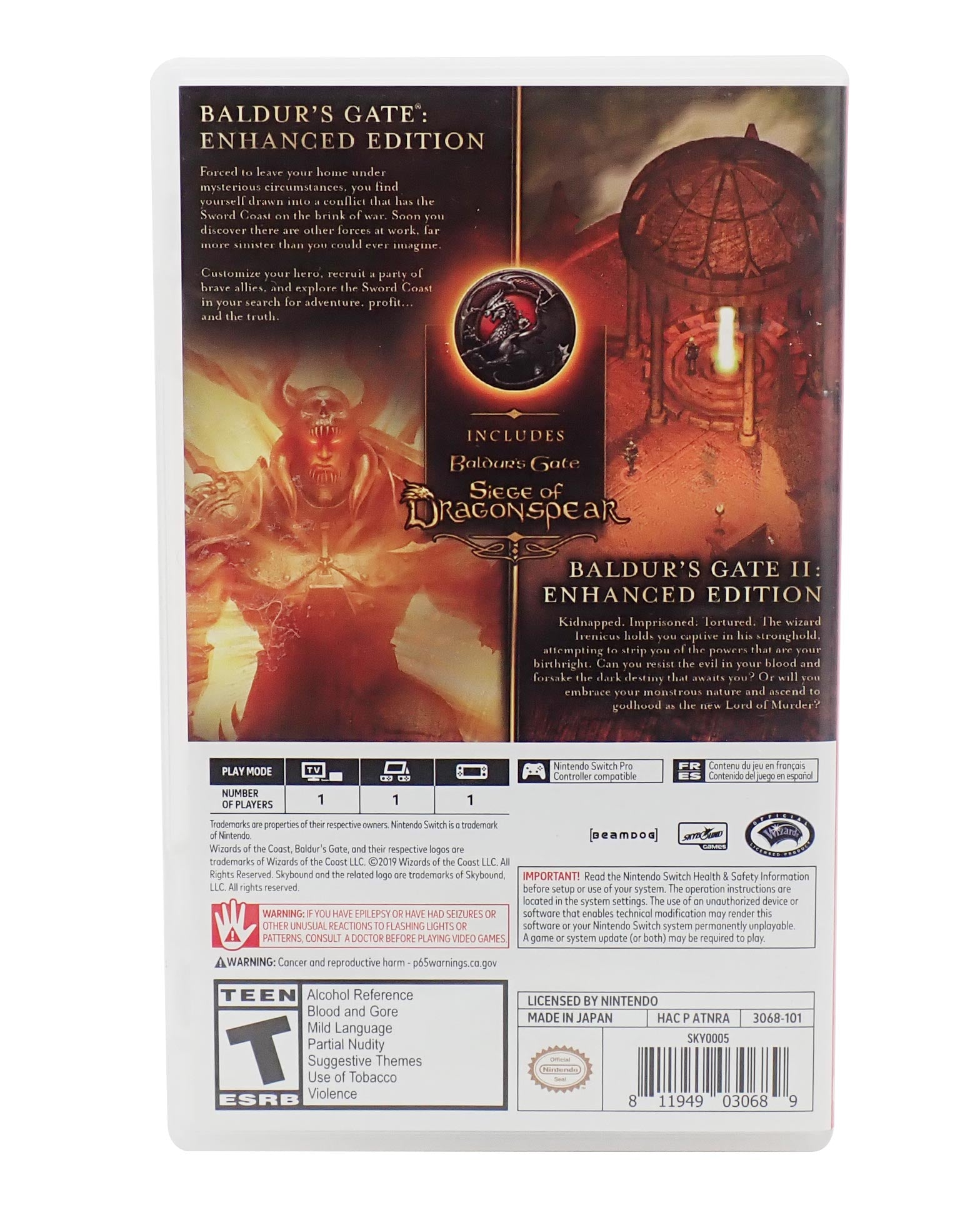 Baldur's Gate and Baldur's Gate II: Enhanced Editions - Switch