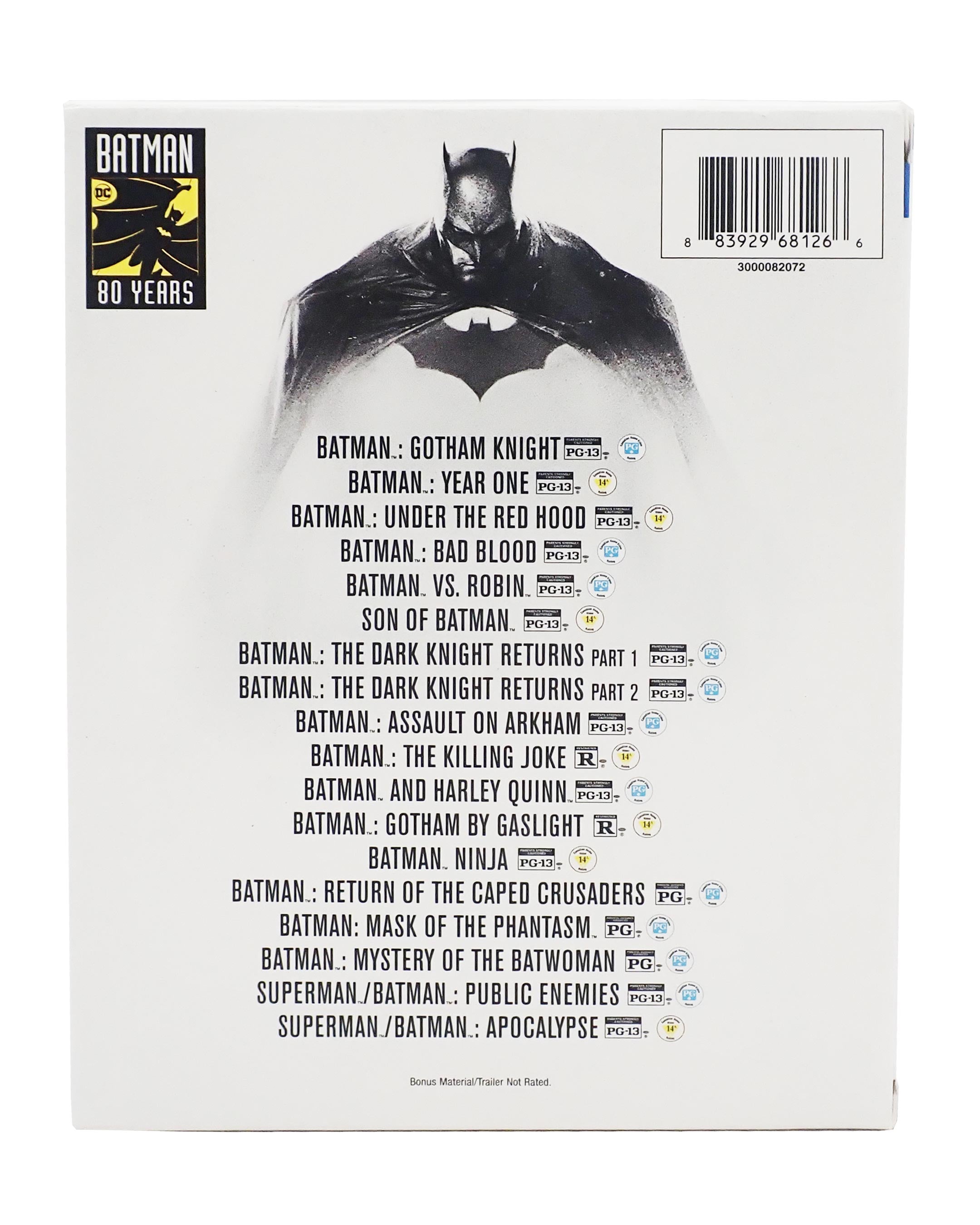 Batman 80th Anniversary 18-Film Collection - Blu-ray