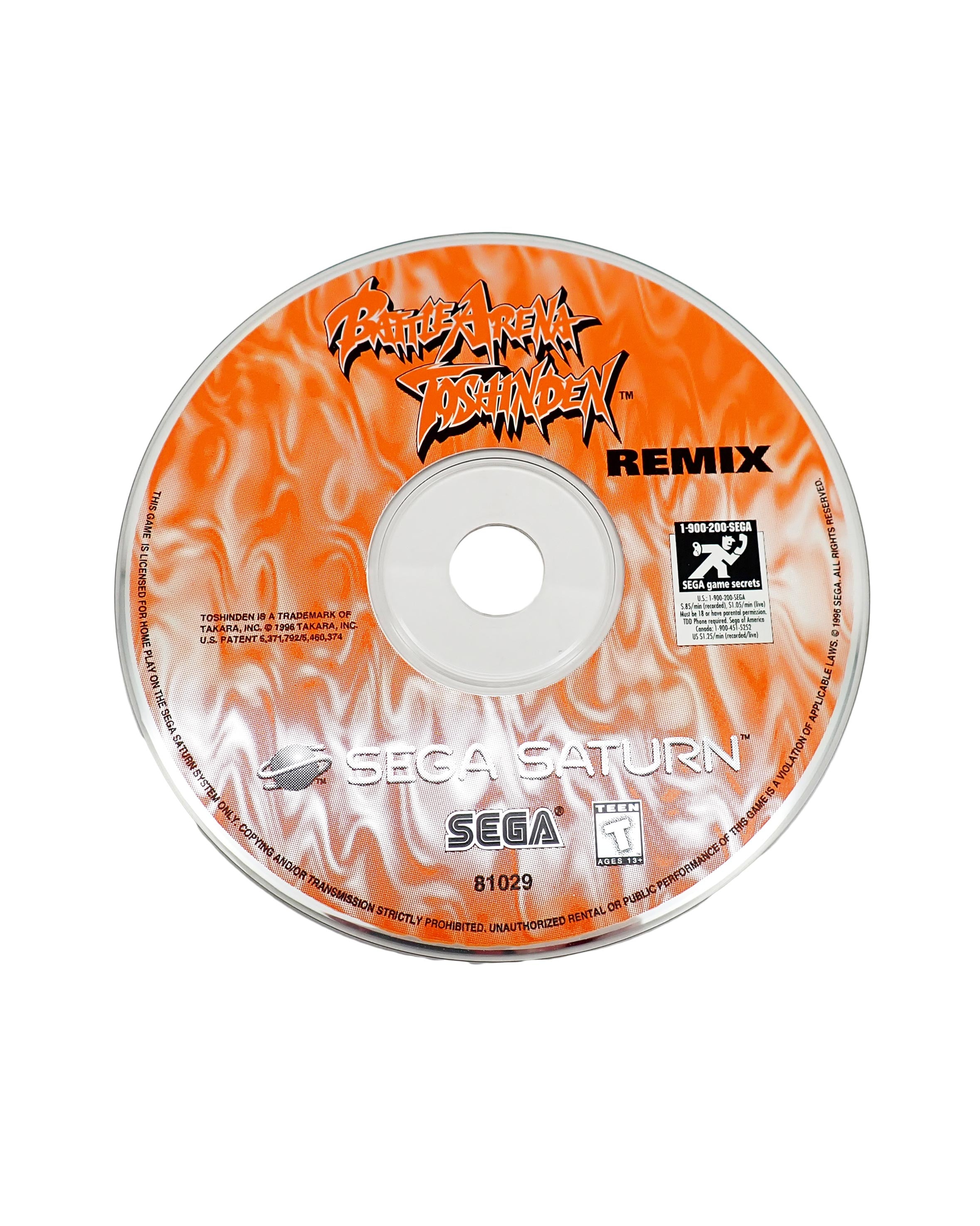 Battle Arena Toshiden Remix [Loose] - Saturn