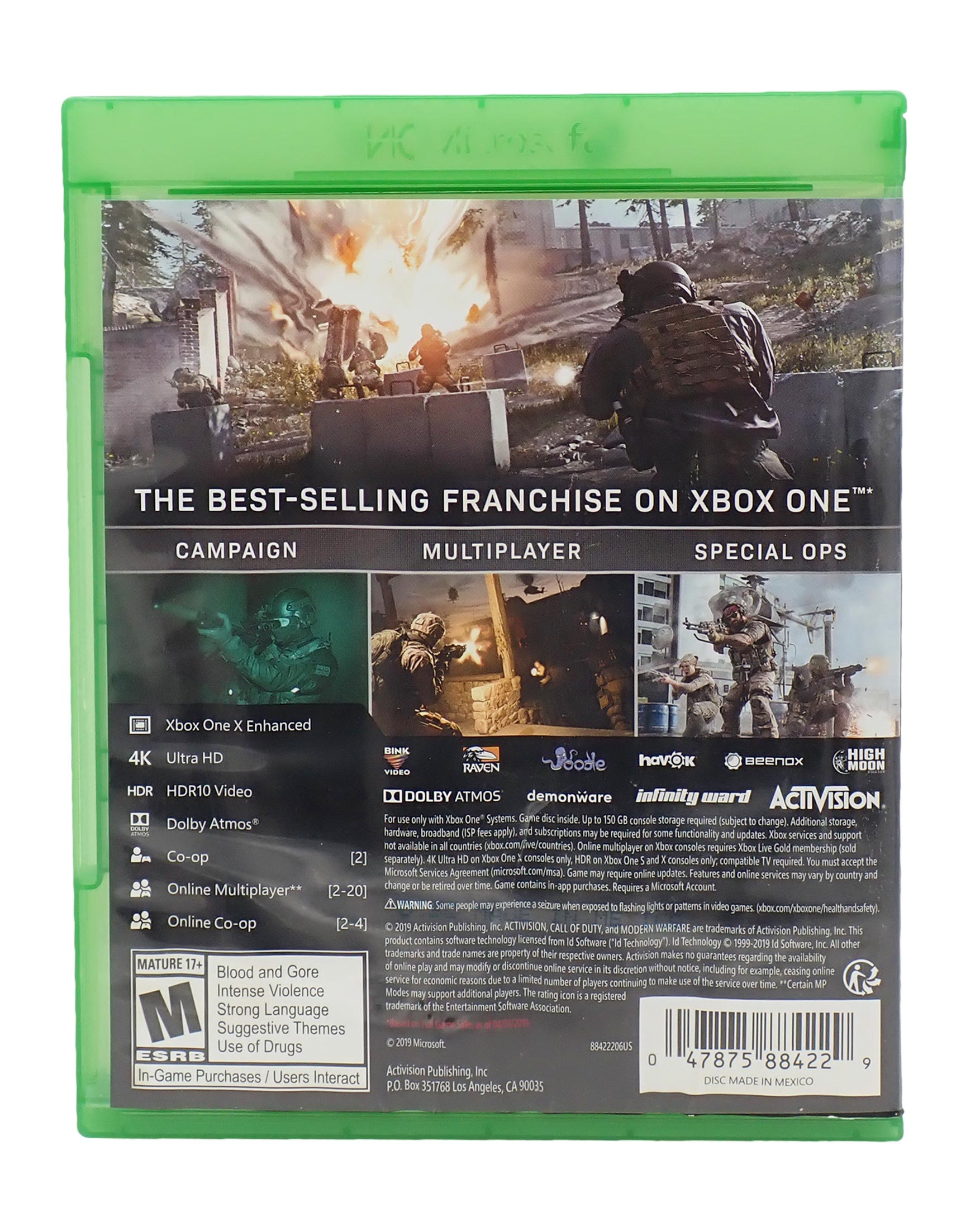 Call of Duty Modern Warfare - Xbox One