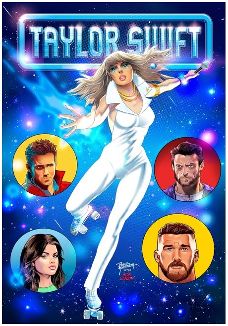 Female Force: Taylor Swift Dazzler Homage Variant (Jan 2024 Version with Travis Kelce)