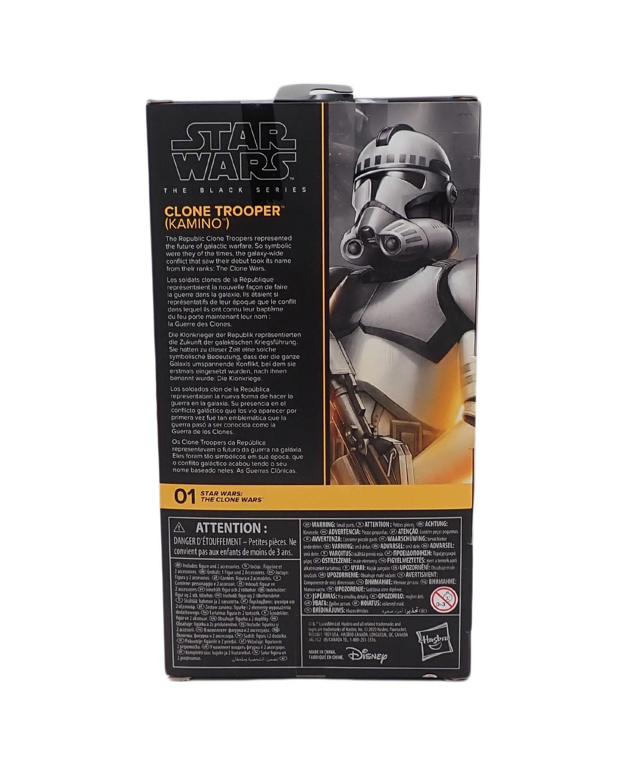 Clone Trooper (Kamino) (2020) - The Clone Wars Black Series [Pre-Owned]